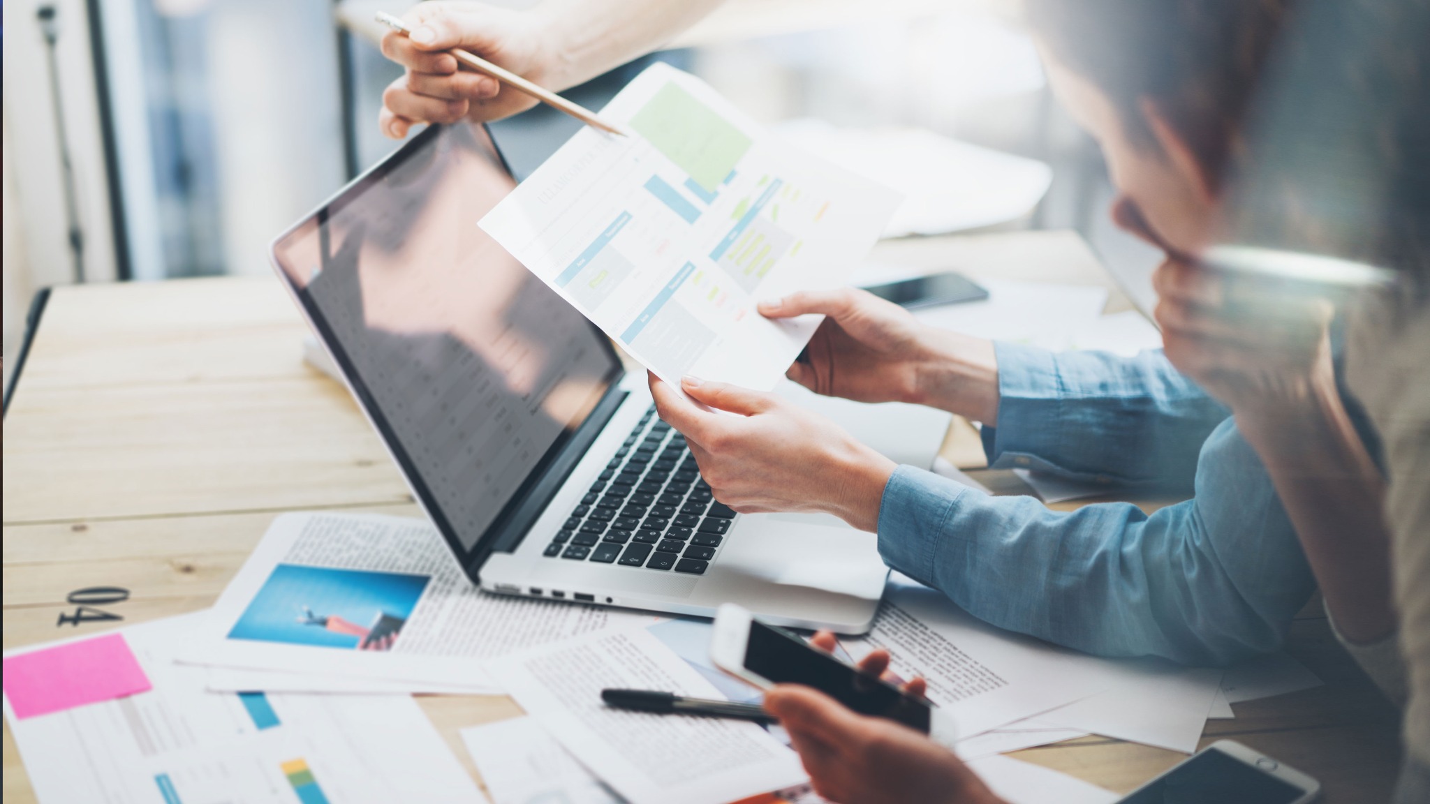 Reviewing financial reports